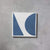 Blue Split Shift Three Tiles - Handmade